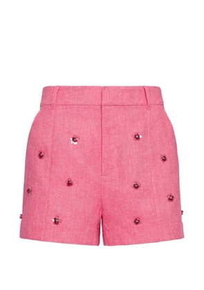 Cinq A Sept Wildflower Paillette Tora shorts - Pink