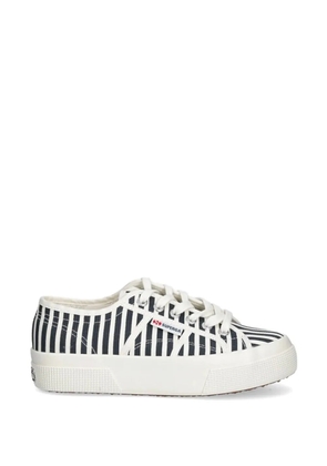 Superga 2740 striped platform sneakers - Blue