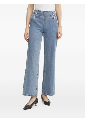 Morgan high-waist jeans - Blue