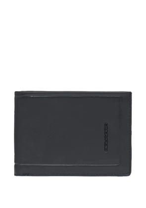 PIQUADRO logo-lettering wallet - Black
