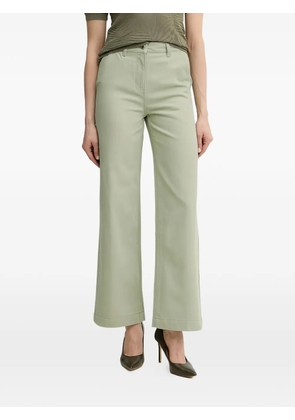 Morgan Pclana buckle wide-leg jeans - Green