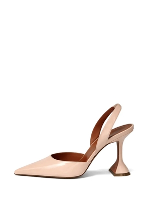 Amina Muaddi Holi Sling 95 pumps - Neutrals