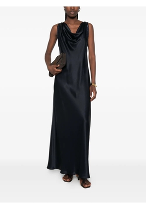 Antonelli Marcus embellished cowl-neck maxi dress - Black