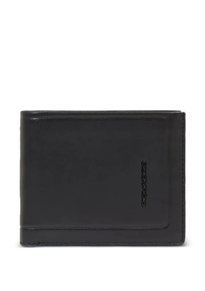 PIQUADRO logo-lettering wallet - Black