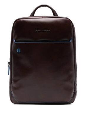 PIQUADRO Piquadro leather backpack - Brown