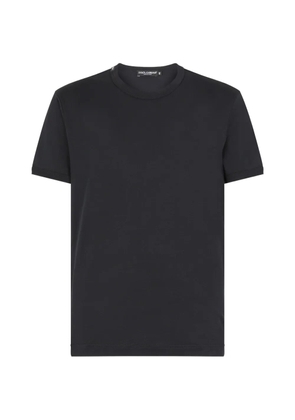 Dolce & Gabbana Cotton T-shirt with logo - Blue