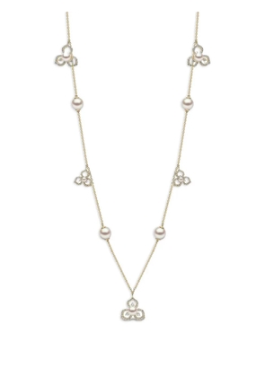 Yoko London Akoya Pearl Diamond Necklace - Gold