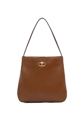 Joop! logo-plaque tote bag - Brown