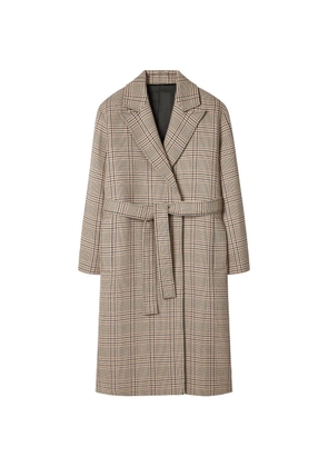 Paul Smith check-belted coat - Neutrals