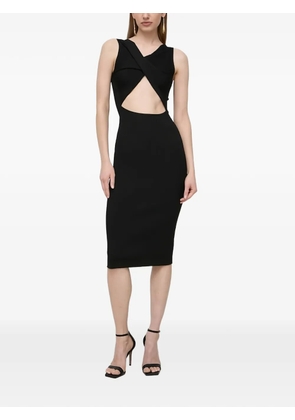 Silvian Heach cut-out midi dress - Black