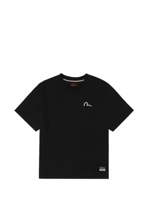 EVISU seagull embroidery T-shirt - Black