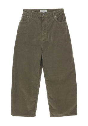 Studio Nicholson corduroy wide-leg trousers - Green