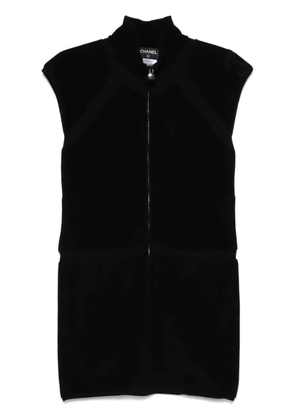 CHANEL Pre-Owned Interlocking-CC mini dress - Black