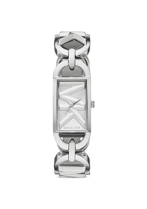 Michael Kors Silver Rectangle 22mm watch
