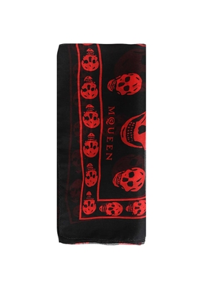 Alexander McQueen Skull-print scarf - Black