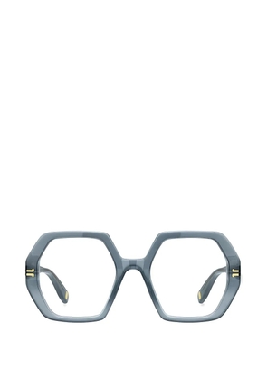 Marc Jacobs geometric-frame glasses - Blue