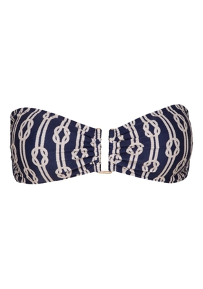 Lenny Niemeyer Rita patterned bikini top - Blue