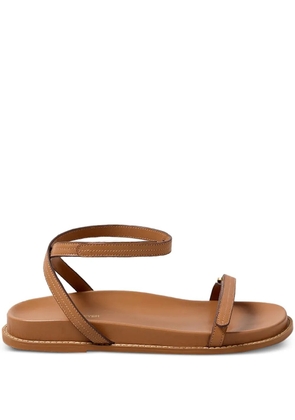 Lenny Niemeyer touch-strap leather sandals - Brown