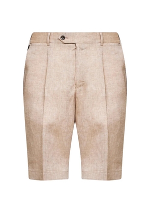PT Torino pressed-crease shorts - Neutrals