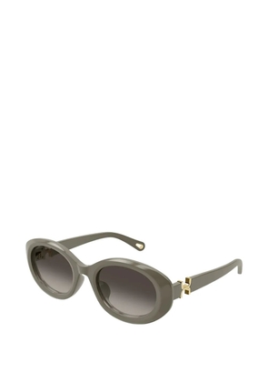 Chloé Eyewear oval-frame sunglasses - Grey