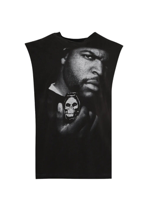 EARTHLING VIP Ice Cube skull-graphic T-shirt - Black