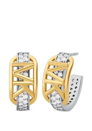 Michael Kors logo earrings - Gold