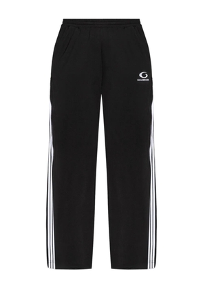 Balenciaga stripe-detail track pants - Black