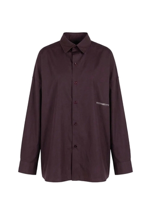 Société Anonyme buttoned oversized shirt - Red