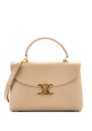 Celine Pre-Owned Nino Top Handle Bag Leather Medium satchel - Neutrals