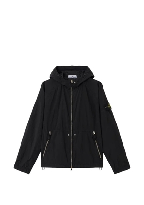 Stone Island hooded coat - Black