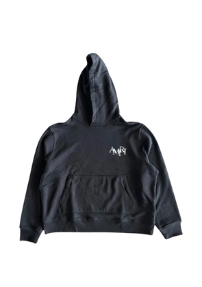 AMIRI chest logo hoodie - Black