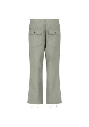 Needles drawstring embroidered trousers - Grey