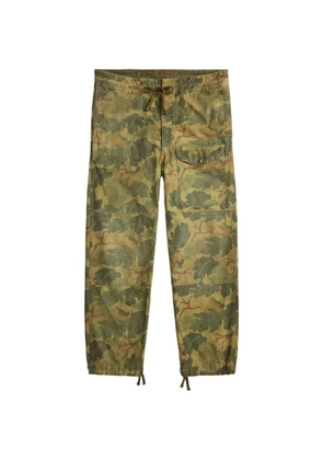 Ralph Lauren RRL camouflage-print loose-fit jeans - Green