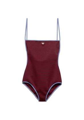 Prada one-piece interlock jersey swimsuit - Red