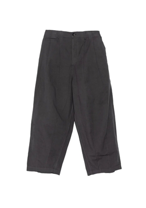 CROQUIS internal drawstring tapered trousers - Grey