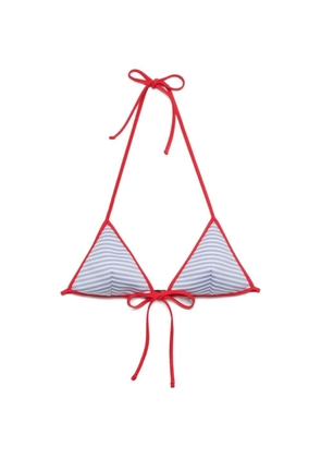 Prada interlock jersey bikini top - Blue