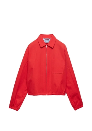 Prada gabardine blouson jacket - Red