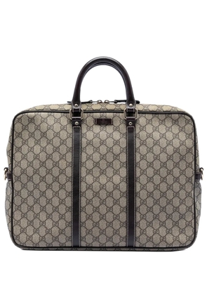 Gucci Pre-Owned 2016-2025 GG Supreme business bag - Neutrals