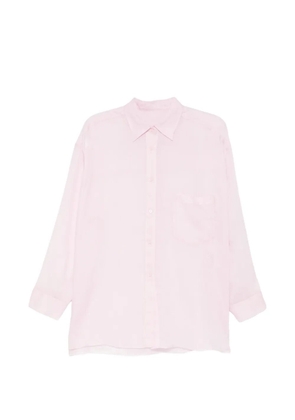 LESS oversize ramie shirt - Pink