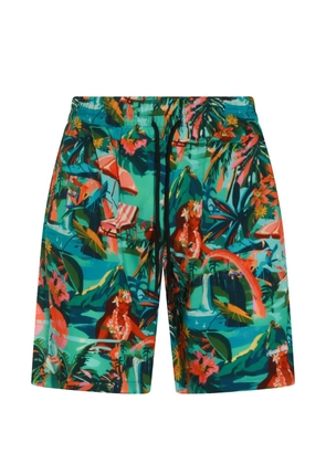 Mauna Kea floral-print drawstring shorts - Green