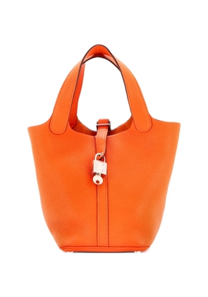 Hermès Pre-Owned Picotin Lock Bag Clemence PM bucket bag - Orange