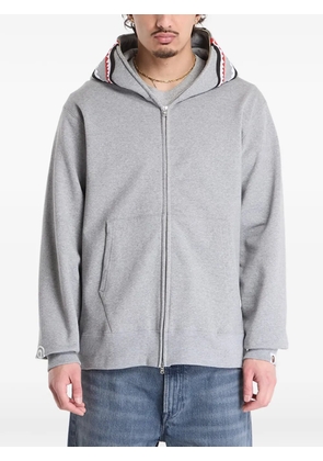 A BATHING APE® shark zip hoodie - Grey