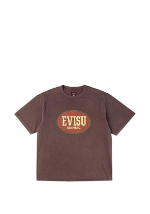 EVISU maniac graphic T-shirt - Brown