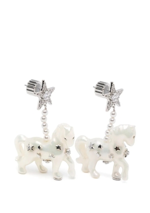 YVMIN star horse earrings - Silver