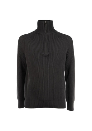 PAOLO RAGAZZINI ribbed-knit sweater - Black