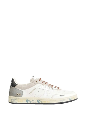 Premiata BSKT Clay leather sneakers - Neutrals