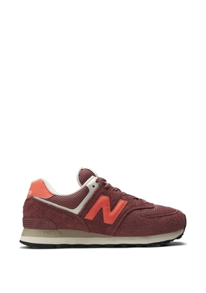New Balance 574 logo-detail sneakers - Red