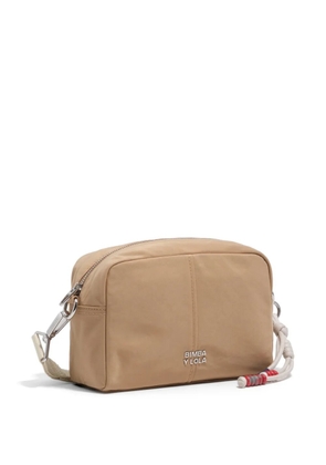 Bimba y Lola zip satchel bag - Neutrals