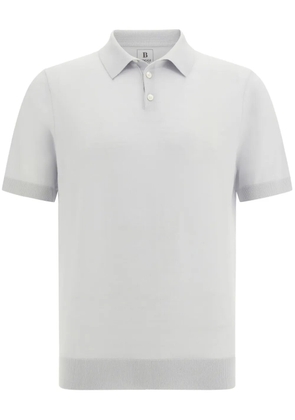 Boggi Milano merino wool polo shirt - White
