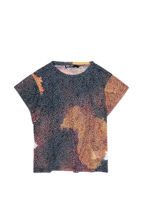 Bimba y Lola printed short-sleeve T-shirt - Blue